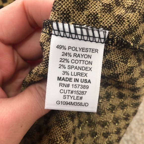 NWT brown checkered mini skirt, size S - Picture 6 of 7